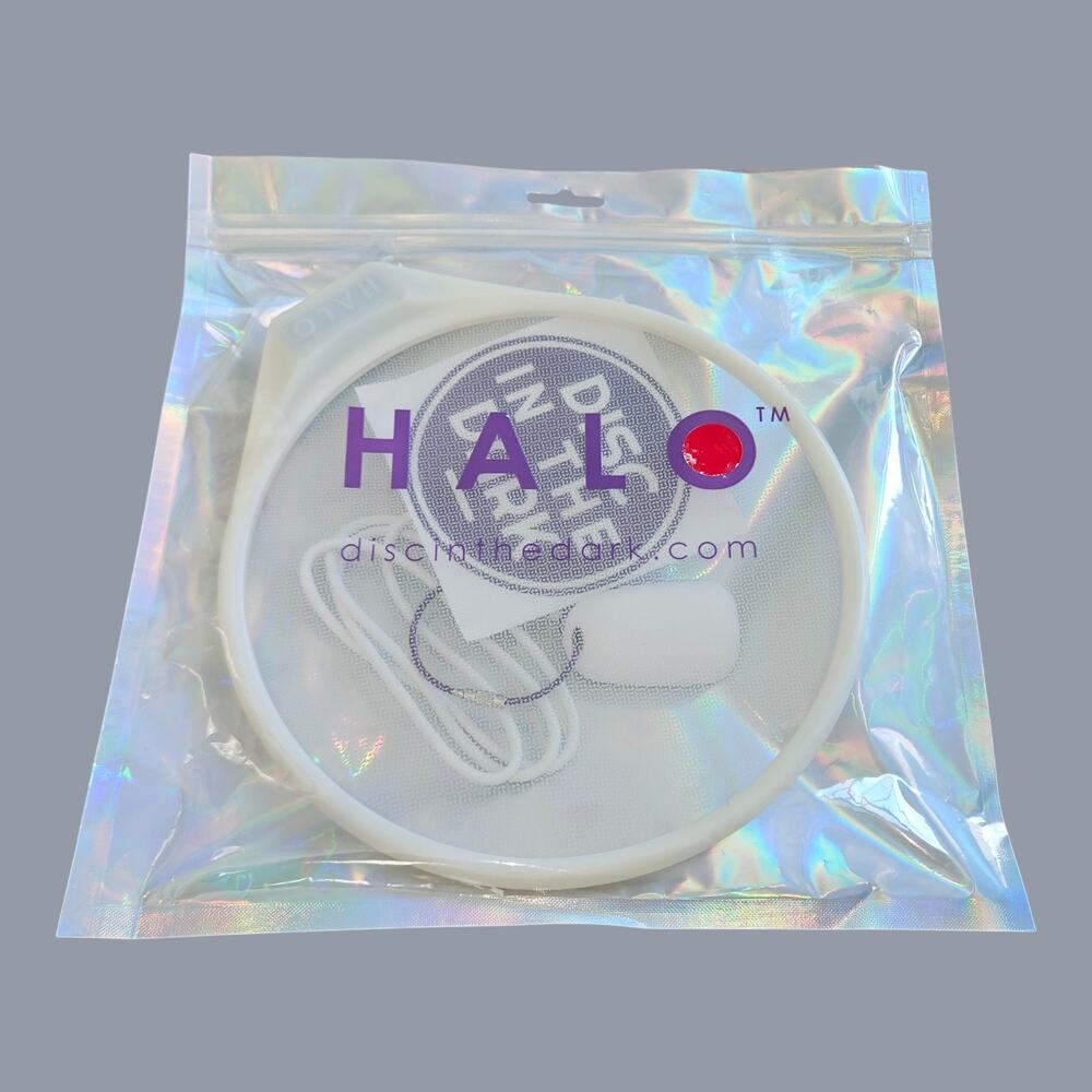 Disc in the Dark Halo Red LED Glow Disc Charger Accessory for Night Golf